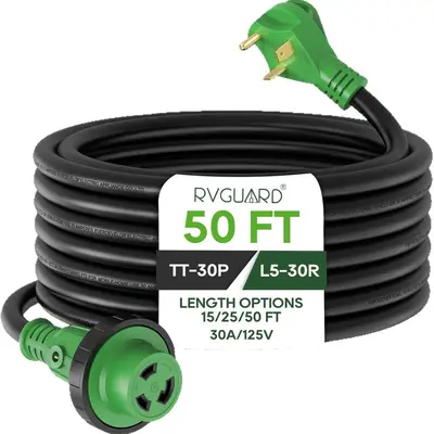 TT-30PL5-30R US-Netzkabel mit LED-Betriebsanzeige und selbstverriegelndem Stecker