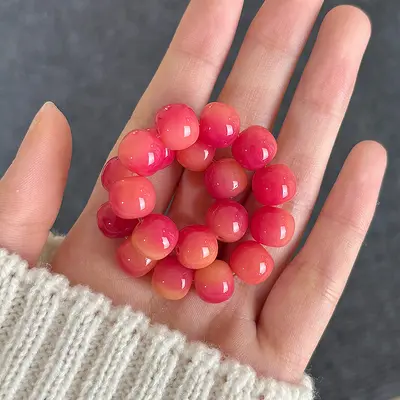 High-quality natural bodhi root bracelets for men and women, Bodhi seed Yuanshan Dai retro style hand-wrapped soft beaded bracelets - 12