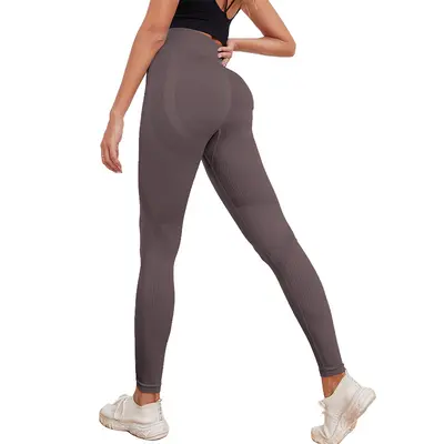 Kadın ince yaz yoga pantolonu, dikişsiz kalça kaldırıcı siyah fitness pantolonu