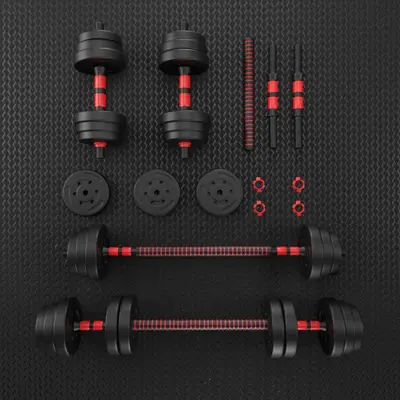 Dambıl erkek spor ev ekipmanları ayarlanabilir ağırlık kadın kettlebell halter yurt kombinasyonu seti 50 kg çift - 3