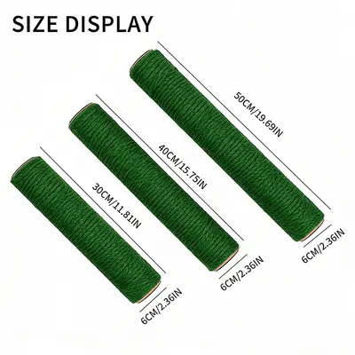 Sisal Rope Cat Scratching Post, Tall Floor-to-Ceiling, Durable Cat Teaser Wand - 10