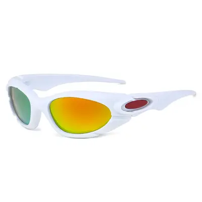 Oval Leopard Print Sunglasses, Fits Small Faces, UV Protection - 10