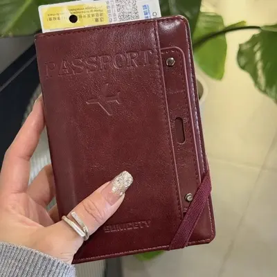 RFID-Schutz Multifunktions-Karten- und Reisepass-Brieftasche - 2