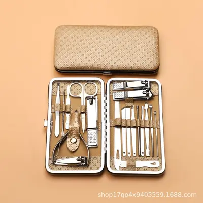 Nail and Pedicure Clipper Set, Stainless Steel, 7-Piece - 8