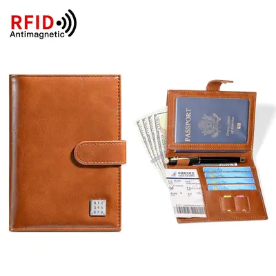 Reisepass-Geldbörse mit RFID-Schutz für Reisekarten - 11