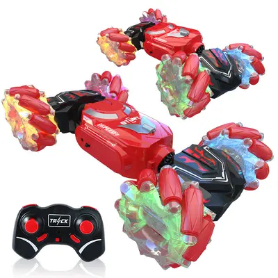 Gesture-Controlled Transforming RC Car with 4WD Off-Road Stunts - 8