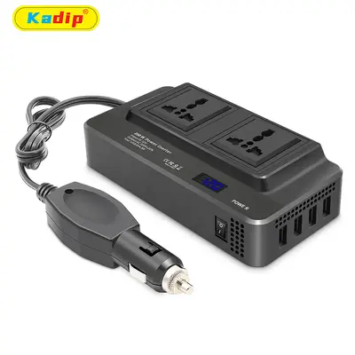 200W Araç İçi İnverter, DC12V/24V'dan 110V/220V'a, Modifiye Sinüs - 2