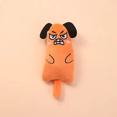 Plush cat toy with catnip and tailed design - 8