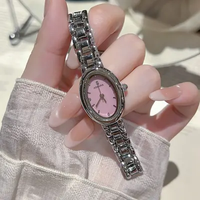 AIMANA New Pigeon Egg Dial Women's Watch Premium Elegant Luxury Temperament Wristwatch Exquisite Baguette Watch Wholesale