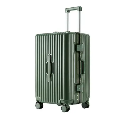 Aluminum Frame Large-Capacity Trolley Suitcase, Universal Wheels, Combination Lock - 5