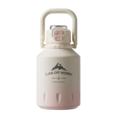 316L Stainless Steel Insulated Cup, Large Capacity, Portable with Strap - 5