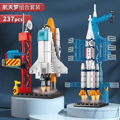 6-in-1 Educational Dinosaur and Military Building Block Toys - 8