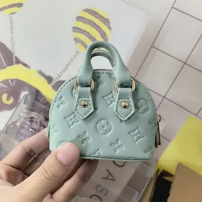 Neue Damen-Mini-Handtasche mit Prägung, Muscheloptik, elegante Geldbörse, Airpods-Tasche, Chanel-Stil, kompakte Tasche - 7