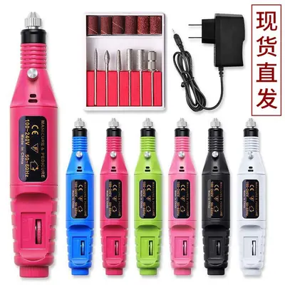 Tragbarer USB-Elektro-Nagelfeiler mit Nagelpflege-Schleifer, Nagelhaut-Entferner und Polierwerkzeug für grenzüberschreitende Beauty-Anwendungen - 10