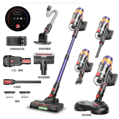 Kabelloses Haushalts-Staubsauger mit starker Saugkraft 400W bürstenloser Motor 25Kpa hohe Saugkraft Multifunktions-Staubsauger für Haustiere - 11