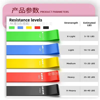 Yoga Resistance Glute Loop Band for Strength Training - 4