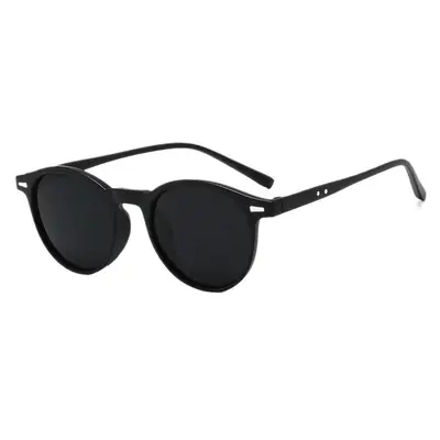 Retro Small Round Frame Unisex Sunglasses with UV Protection - 5