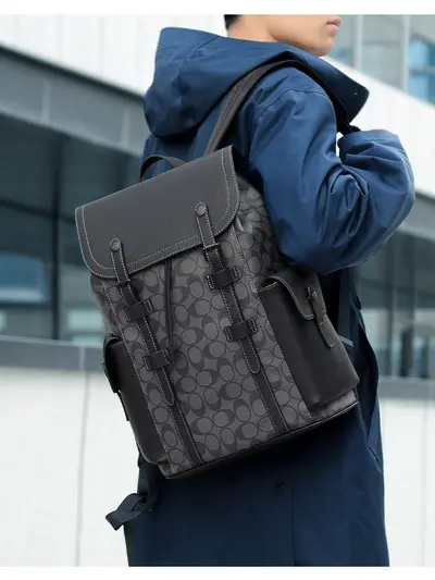 Men's Business Large-Capacity Laptop Backpack - 4