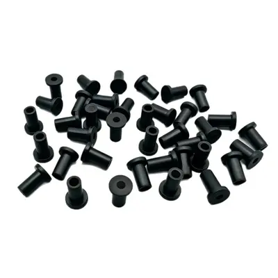 T-shaped silicone grommet 3 mm, heat-resistant, white