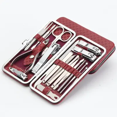 Nail clipper set, 8-19 pieces manicure tools - 8