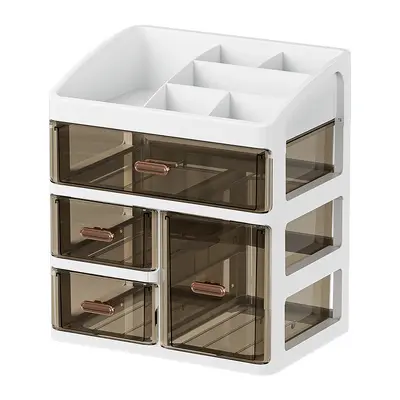 Desktop transparent cosmetic storage box dust-proof