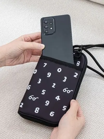Japanische Crossbody-Tasche, minimalistisches Design, Einzelschulter