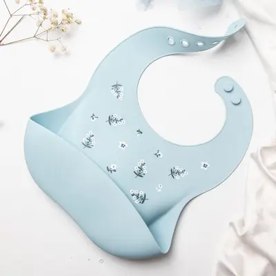 INS-Stil Kinder-Silikonlatz Baby-Fütterungslatz 3D wasserdichter Latz waschbar Speicheltuch - 10