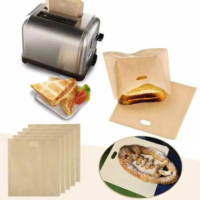 Antihaft-Teflon-Toastbeutel für Mikrowelle und Sandwiches