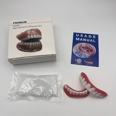 Dental Beauty Prosthetic Modification Set with Upper and Lower Artificial Prostheses, 10g - 10
