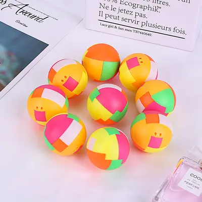Mini eğitici yapı taşı oyuncak, montaj topu