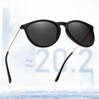 Retro Unisex Polarized Sunglasses for Driving - 1