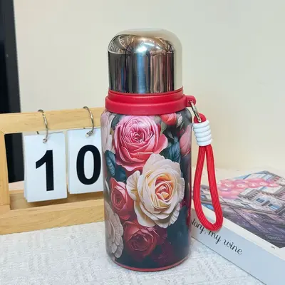 316 Paslanmaz Çelik Termos Bardak, 500 ml Büyük Kapasiteli Taşınabilir - 11