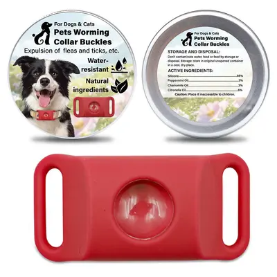 Amazon'un en çok satan evcil hayvan kovucu tokası, kediler ve köpekler için böcek önleyici toka, pire kovucu tasma, dış mekan sivrisinek önleyici tasma - 9