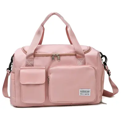 Großhandel neue Trend Sporttaschen für Männer und Frauen, Fitness Taschen mit Trocken- und Nassbereich, Schwimmen Oxford Stoff tragbar mit Schultergurten Reisetaschen - 10