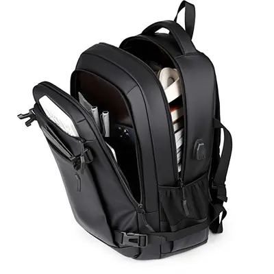 Large Capacity Waterproof Men's Business Travel Backpack - 3