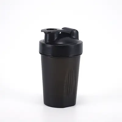 Sarsıntı fincan spor su bardağı taşınabilir protein tozu yemek yerine milkshake karıştırma kabı 400 ml plastik spor sallama fincan erkekler için - 9