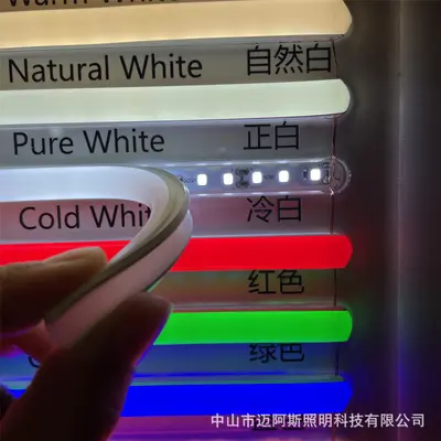 LED ayrı ışık şeridi esnek neon ışık silikon şerit düşük voltaj 5v12v kelime şekli bölünmüş ışık şeridi
