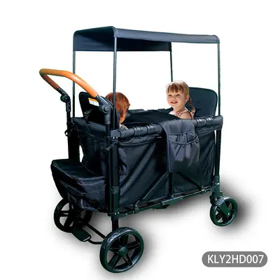 Twin Stroller, Reclining Seat, for Two Children - 7