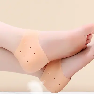 Silicone Heel Protector Socks, Anti-Crack, Moisturizing, Unisex