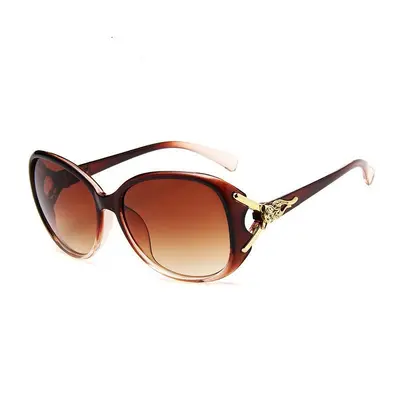 Women's Oversized Retro Sunglasses with UV Protection - 13