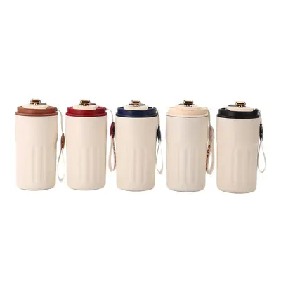 Smart Temperature Display 304 Stainless Steel Insulated Mug with Carry Handle - 6