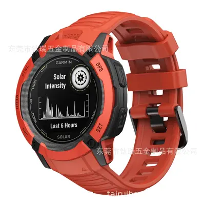 Silicone Replacement Strap for Garmin Instinct 2X, Sport Quick Release - 10