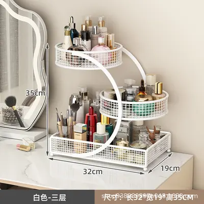 Kosmetik-Aufbewahrungsbox Frisiertisch-Organizer - 7
