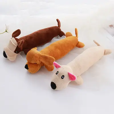Игрушка для собак из хлопковой верёвки от производителя, прочная жевательная игрушка для щенков, игрушка-помощник при прорезывании зубов для собак малых и средних пород, например померанских шпицев, оптом - 1
