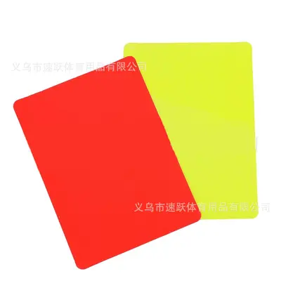 Football Referee Set with Red and Yellow Cards, Whistle, Linesman Flag - 7