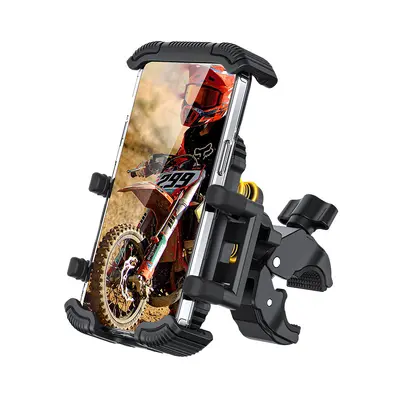 Motorcycle Phone Holder, Shock-Absorbing Anti-Vibration, Electric Scooter