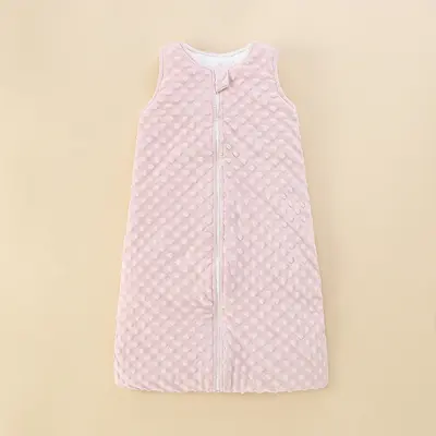 Babyschlafsack für Herbst und Winter, gesteppt, ärmellos, dicker Samt - 9