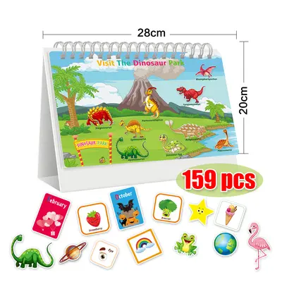 Reusable Sticker Busy Book for Children's Early Education, Quiet Book - 6