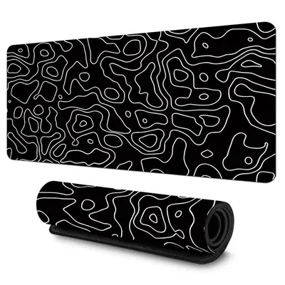 Extra Large Wave Pattern Non-Slip Gaming Mouse Pad - 9