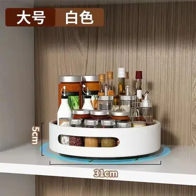 360-degree rotating spice rack kitchen spice multi-functional spice storage box storage shelf